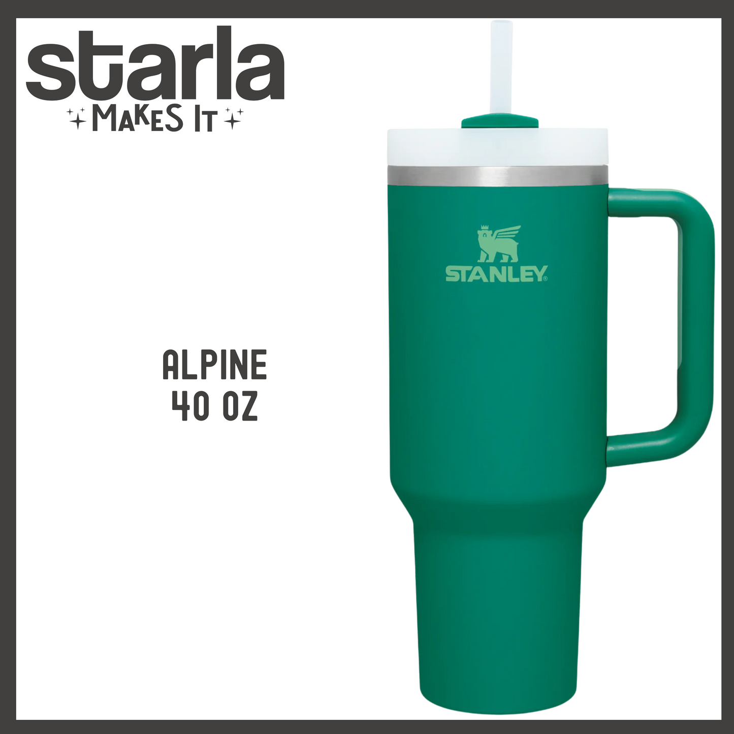 Engraved Stanley 40oz Quencher H2.0 Tumbler - Select Your Design - Personalization Optional (Made-to-Order)