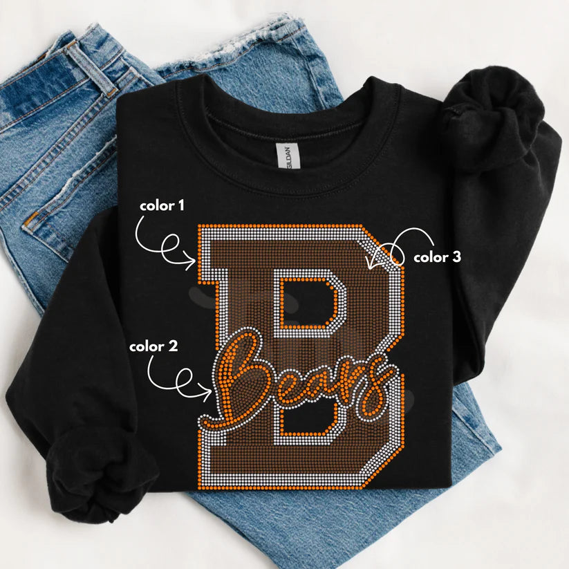 Bears B Spangle Design