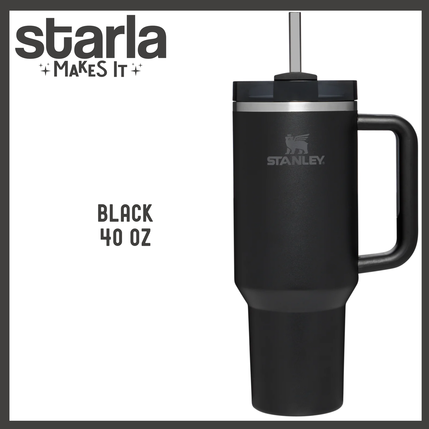 Engraved Stanley 40oz Quencher H2.0 Tumbler - Select Your Design - Personalization Optional (Made-to-Order)