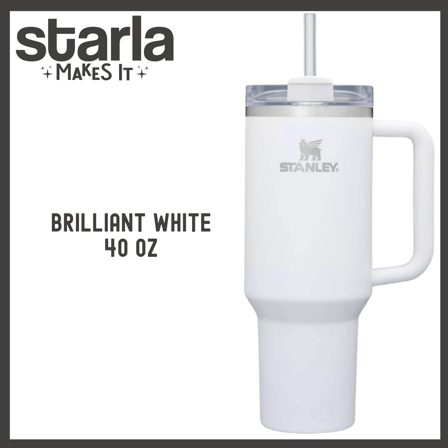Engraved Stanley 40oz Quencher H2.0 Tumbler - Select Your Design - Personalization Optional (Made-to-Order)