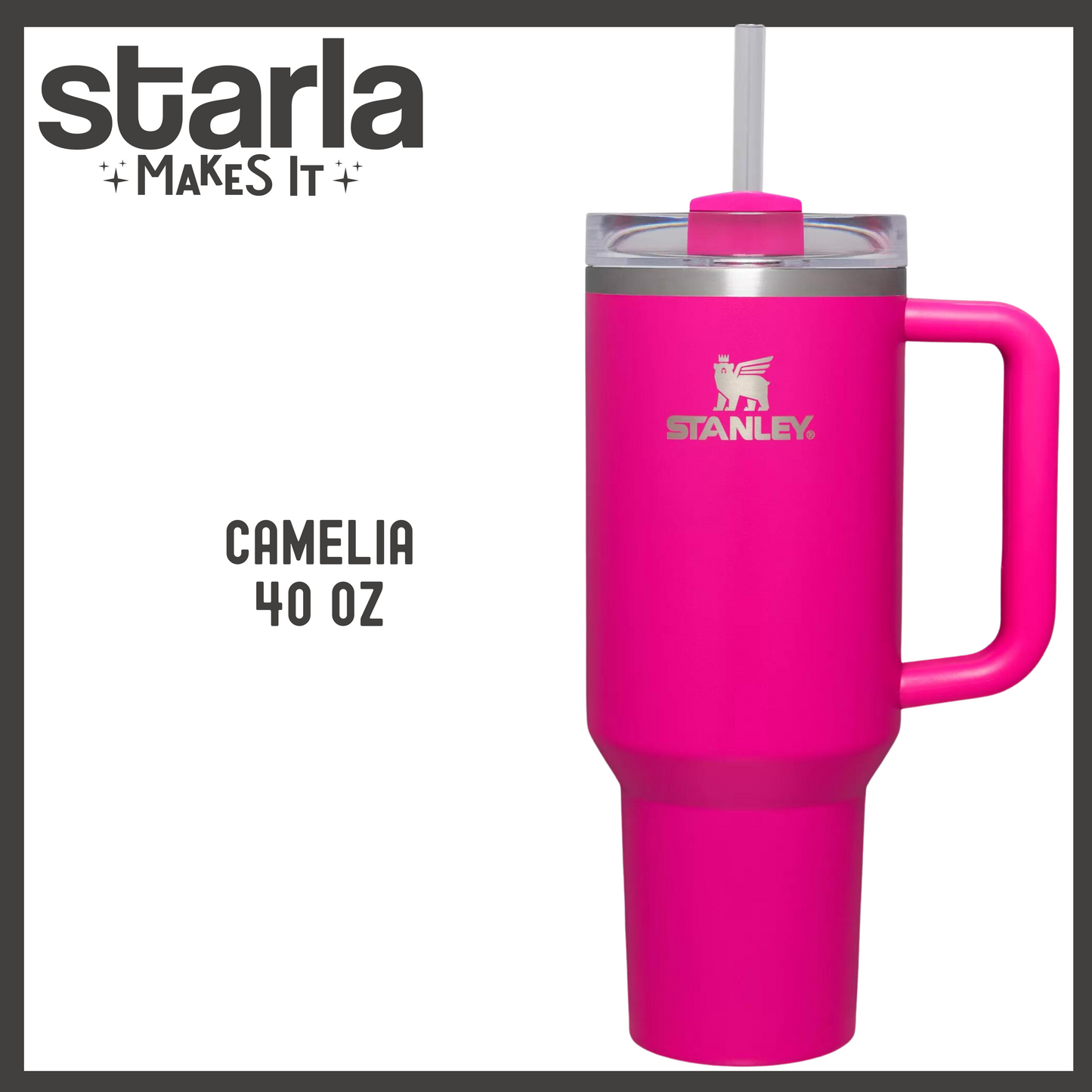 Engraved Stanley 40oz Quencher H2.0 Tumbler - Select Your Design - Personalization Optional (Made-to-Order)
