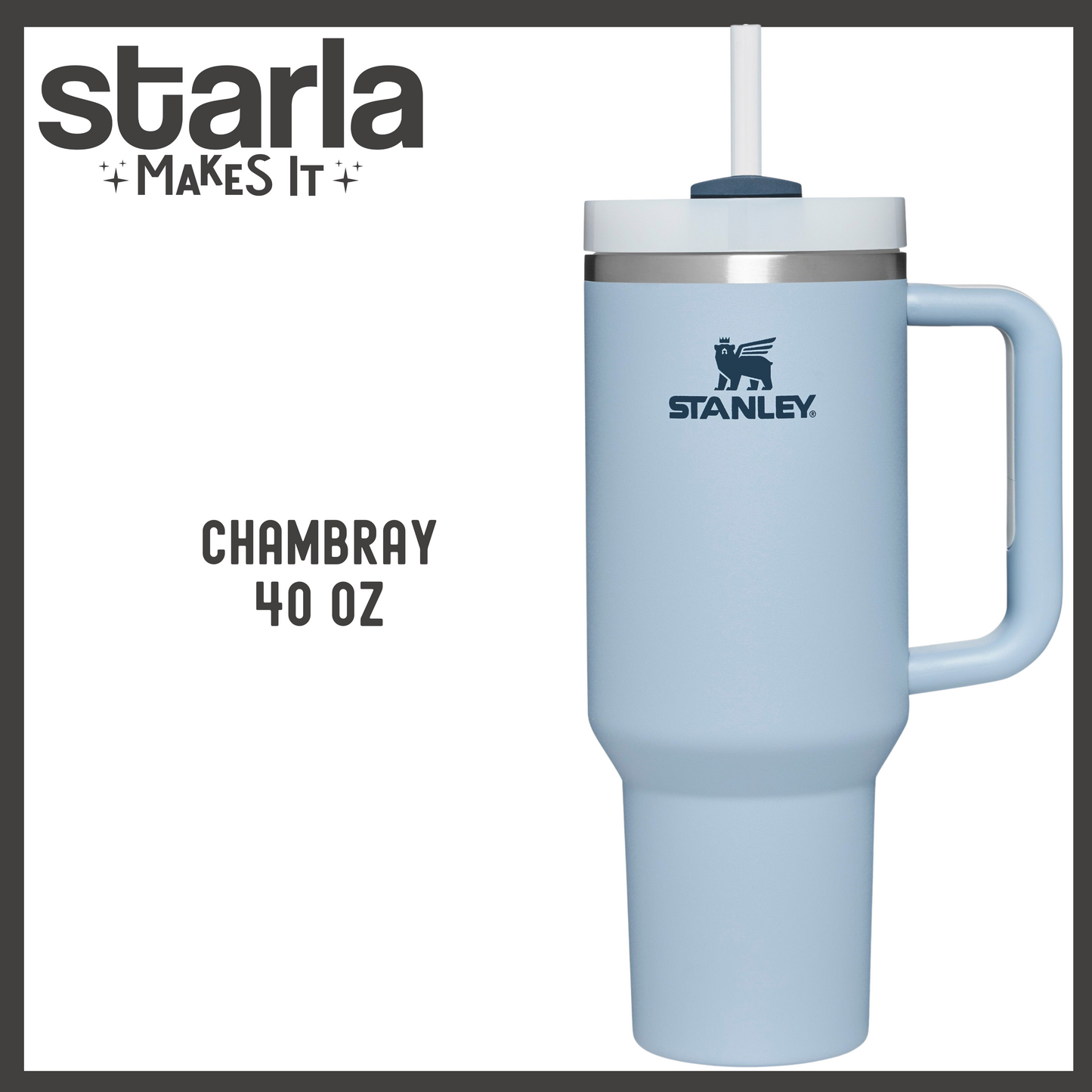 Engraved Stanley 40oz Quencher H2.0 Tumbler - Select Your Design - Personalization Optional (Made-to-Order)