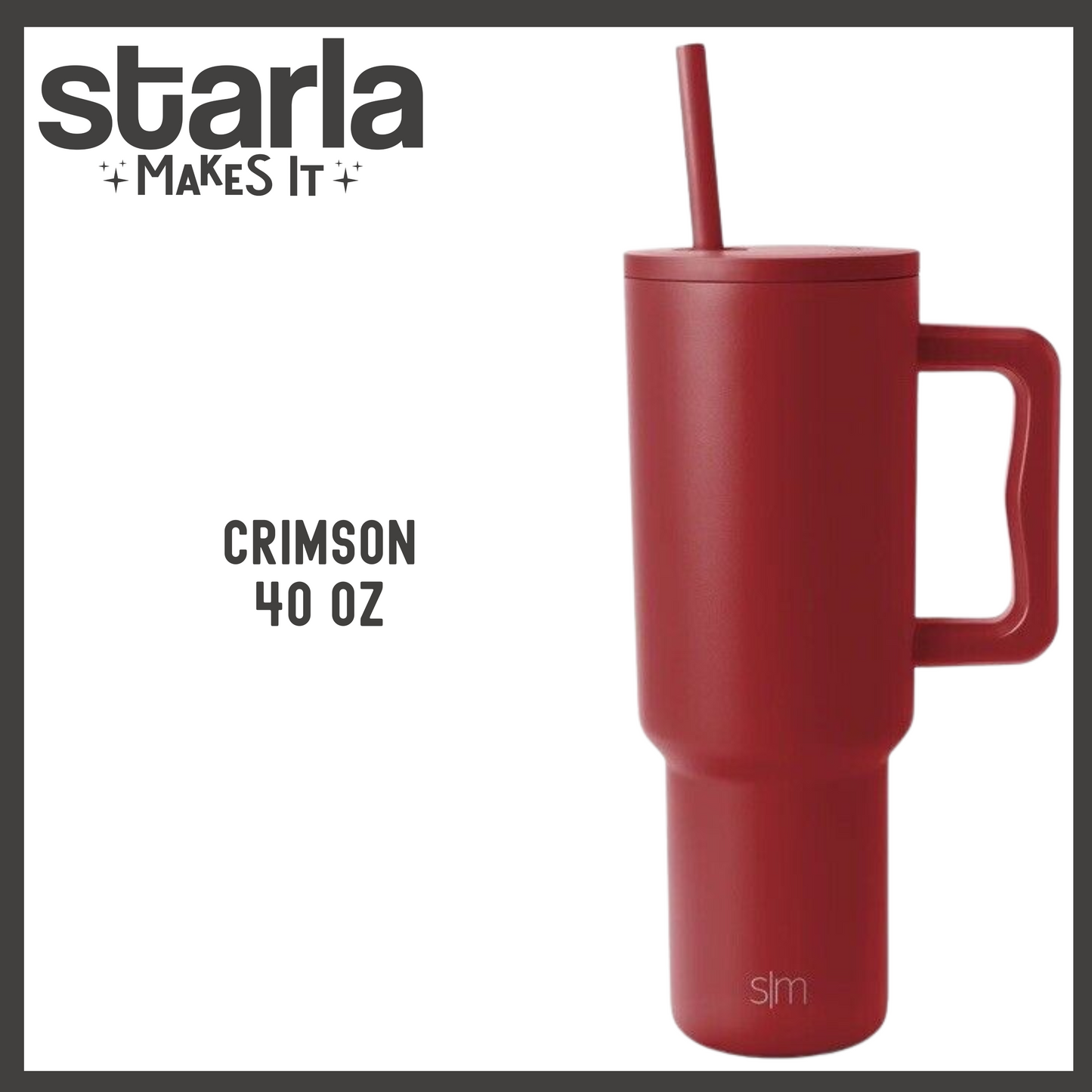 Engraved Simple Modern 40oz Trek Tumbler - Select Your Design - Personalization Optional (Made-to-Order)