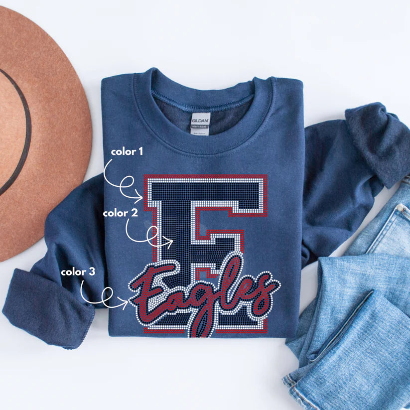 Eagles E Spangle Design