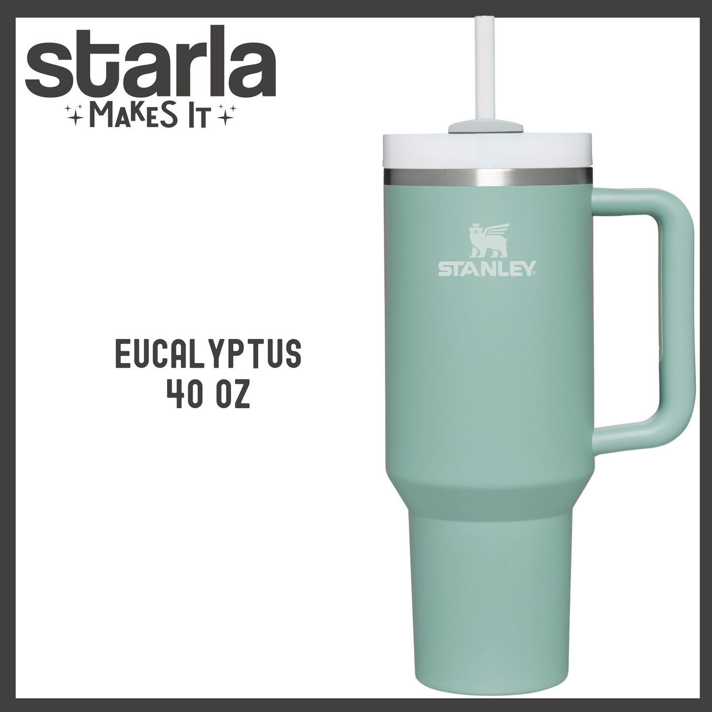 Engraved Stanley 40oz Quencher H2.0 Tumbler - Select Your Design - Personalization Optional (Made-to-Order)
