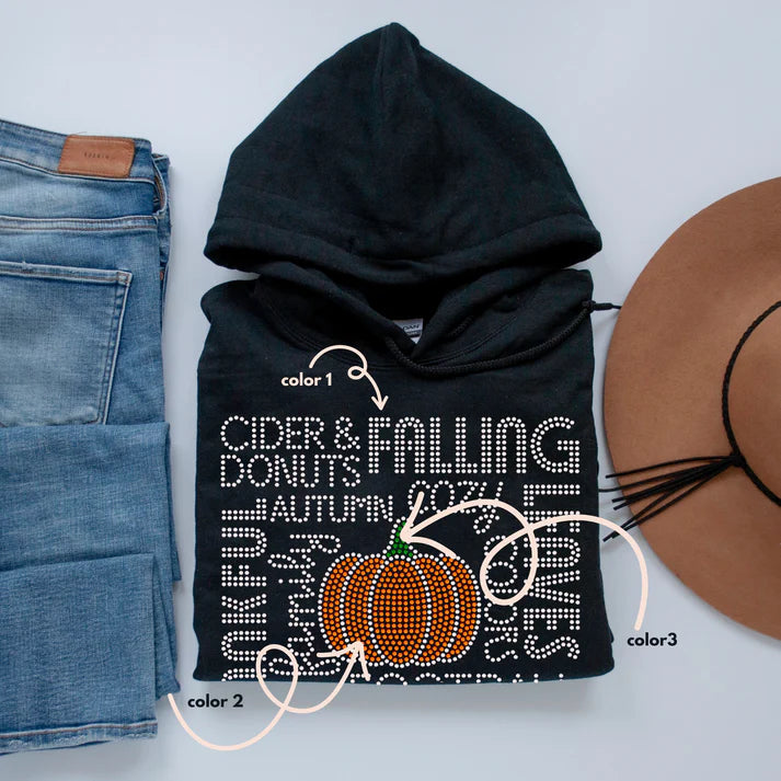 Fall Collage Spangle Design