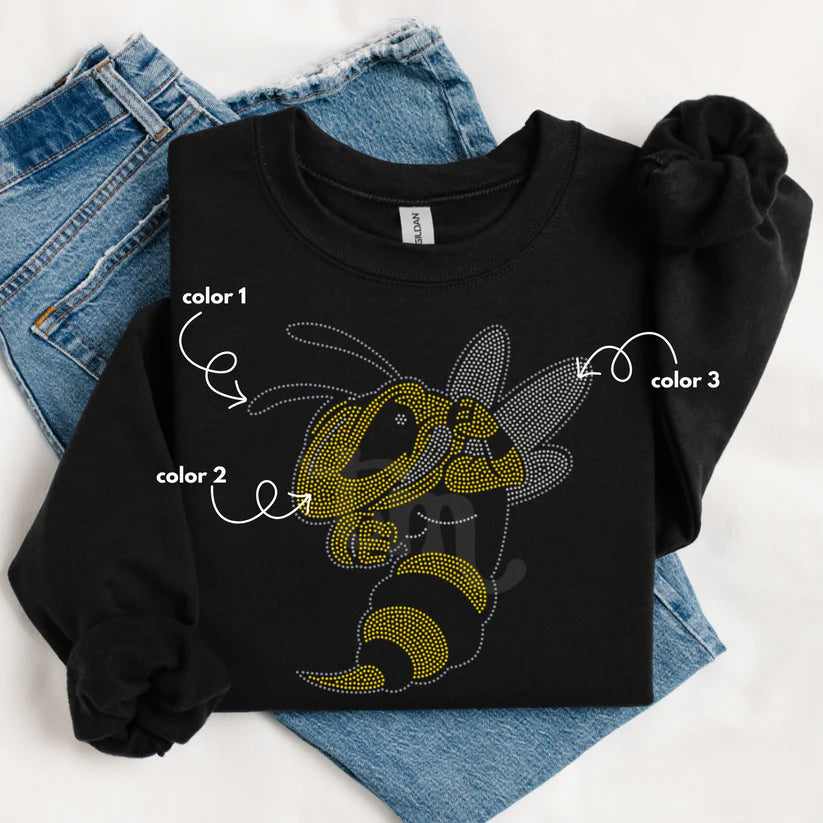 Fighting Bee Spangle Design