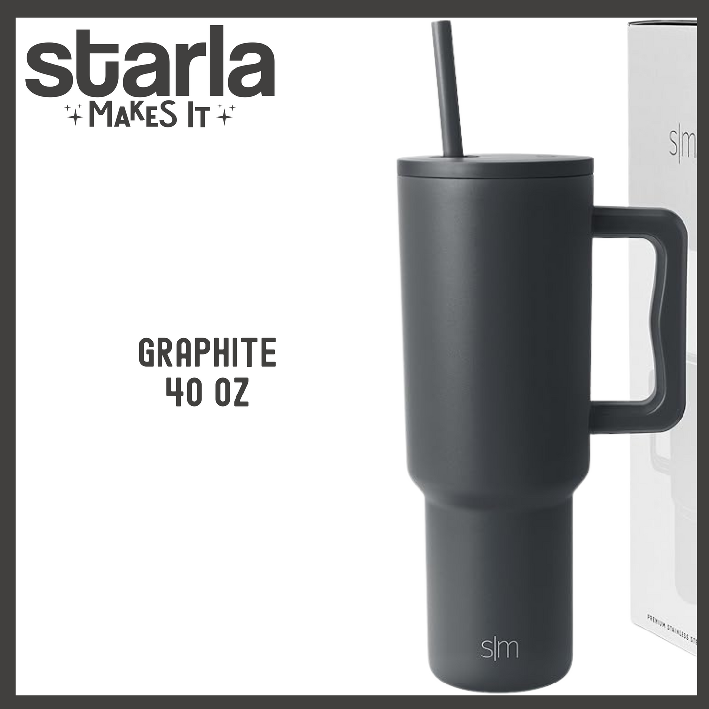Engraved Simple Modern 40oz Trek Tumbler - Select Your Design - Personalization Optional (Made-to-Order)