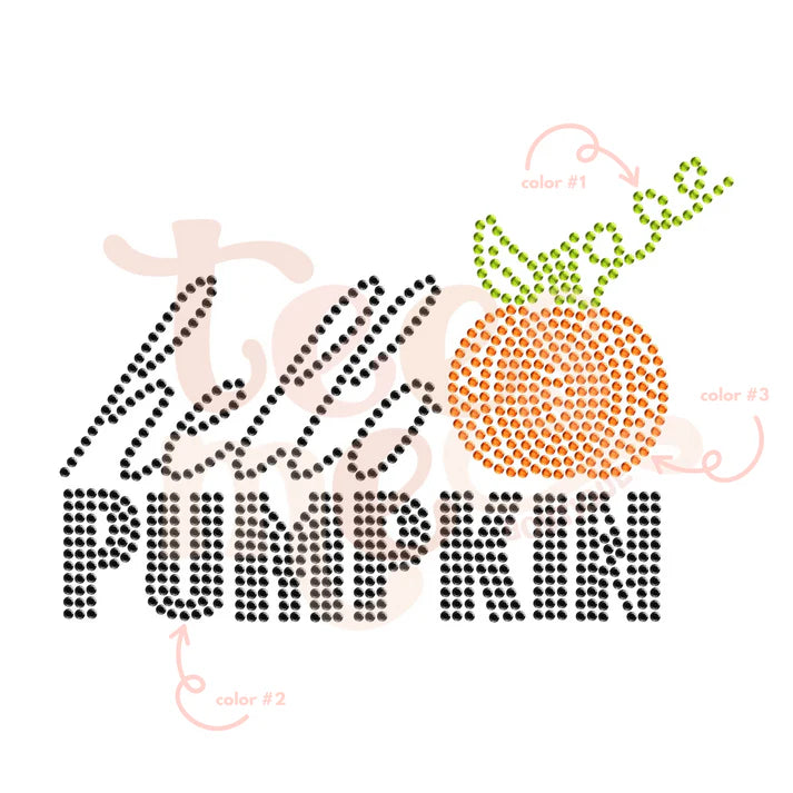 Hello Pumpkin Spangle Design