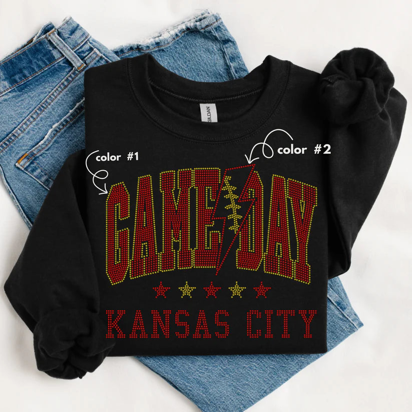 Kansas City Game Day Spangle Design