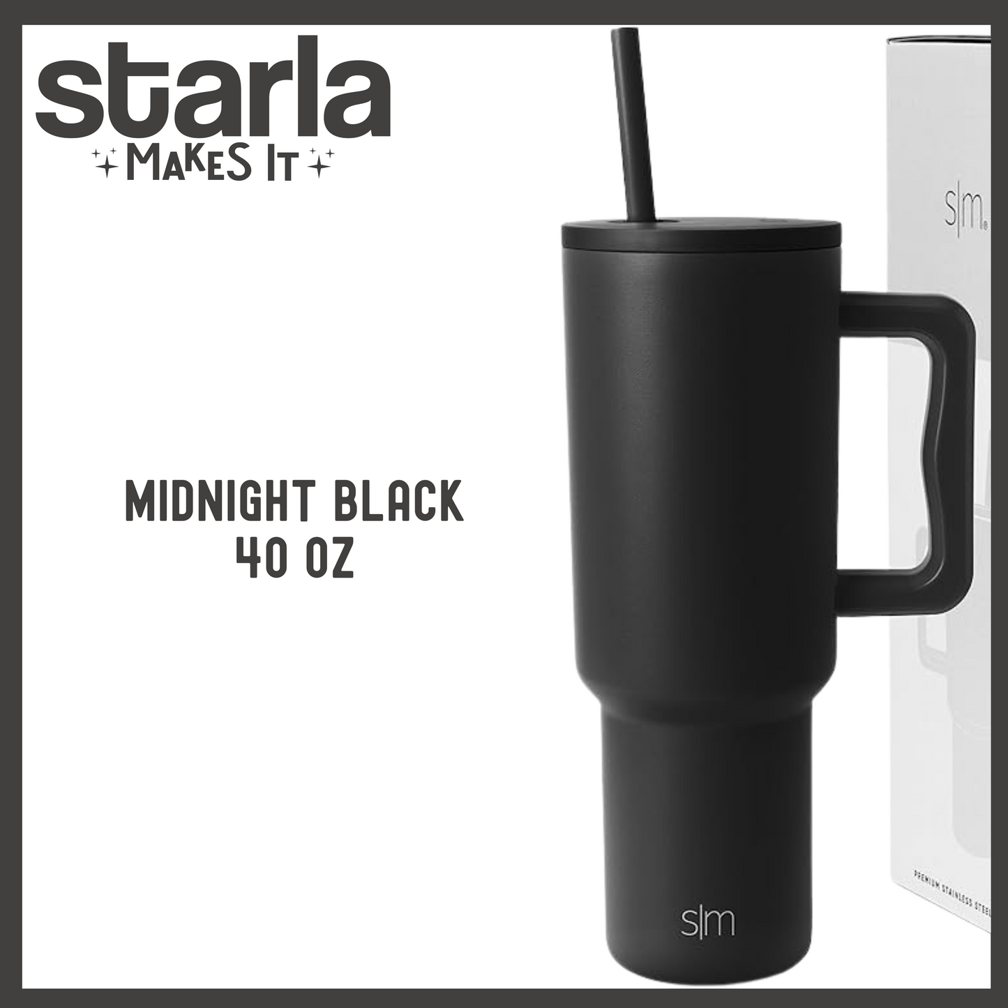 Engraved Simple Modern 40oz Trek Tumbler - Select Your Design - Personalization Optional (Made-to-Order)