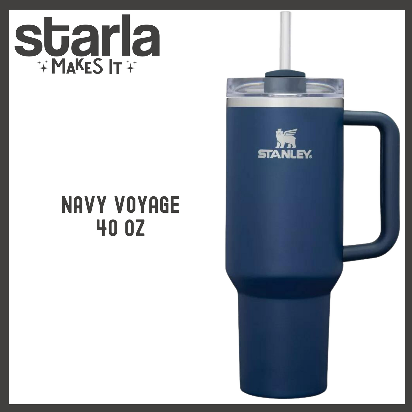 Engraved Stanley 40oz Quencher H2.0 Tumbler - Select Your Design - Personalization Optional (Made-to-Order)