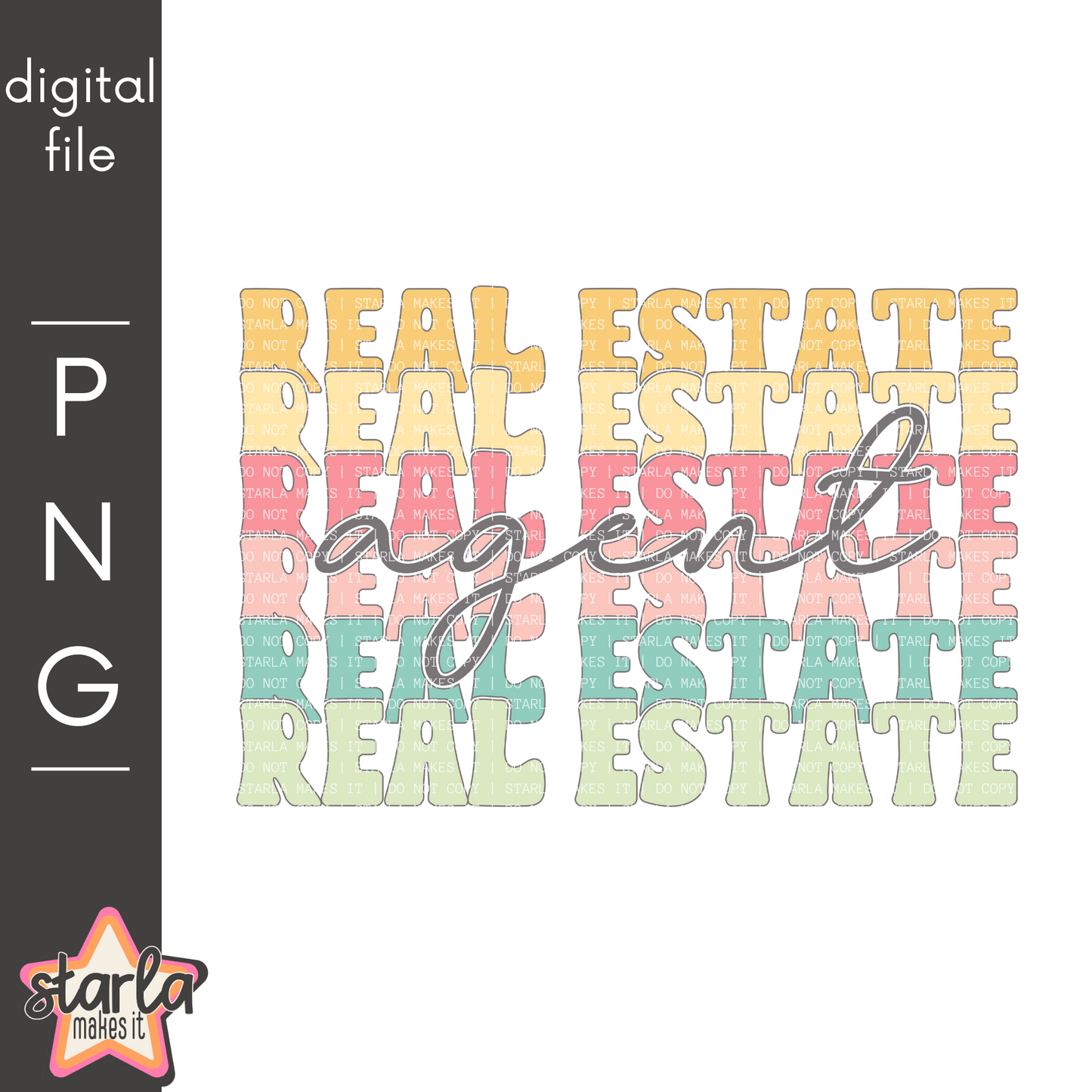 photo of digital file saying real estate agent