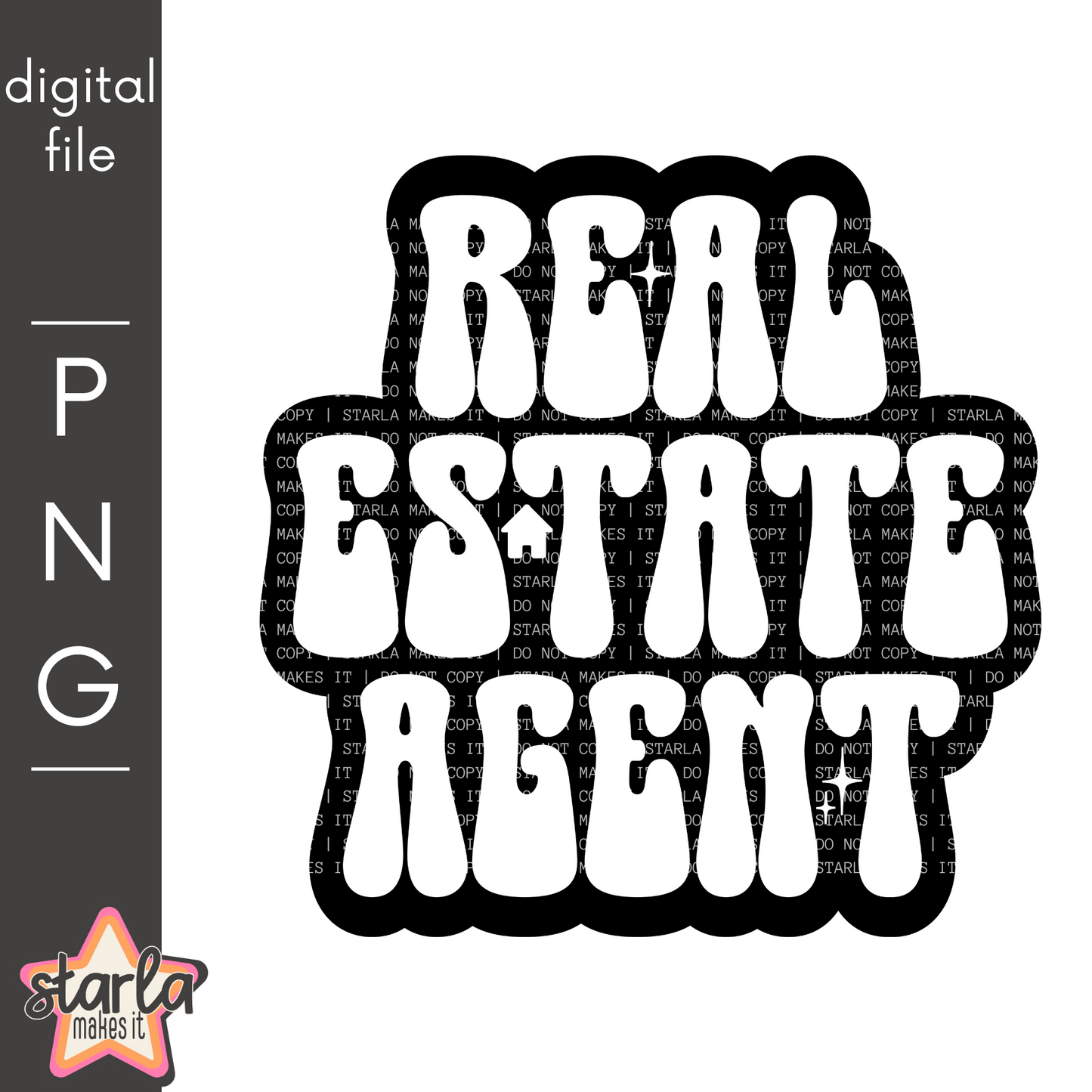 photo of digital file saying real estate agent