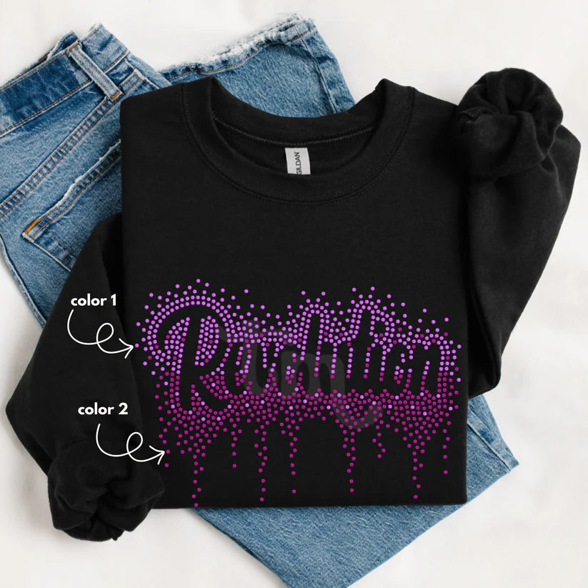 Revolution Ombre Drip Spangle Design