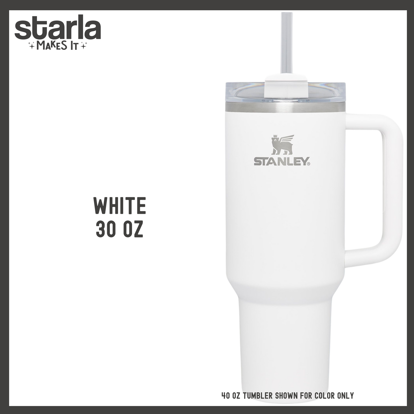 Engraved Stanley 30oz Quencher H2.0 Tumbler - Select Your Design - Personalization Optional (Made-to-Order)