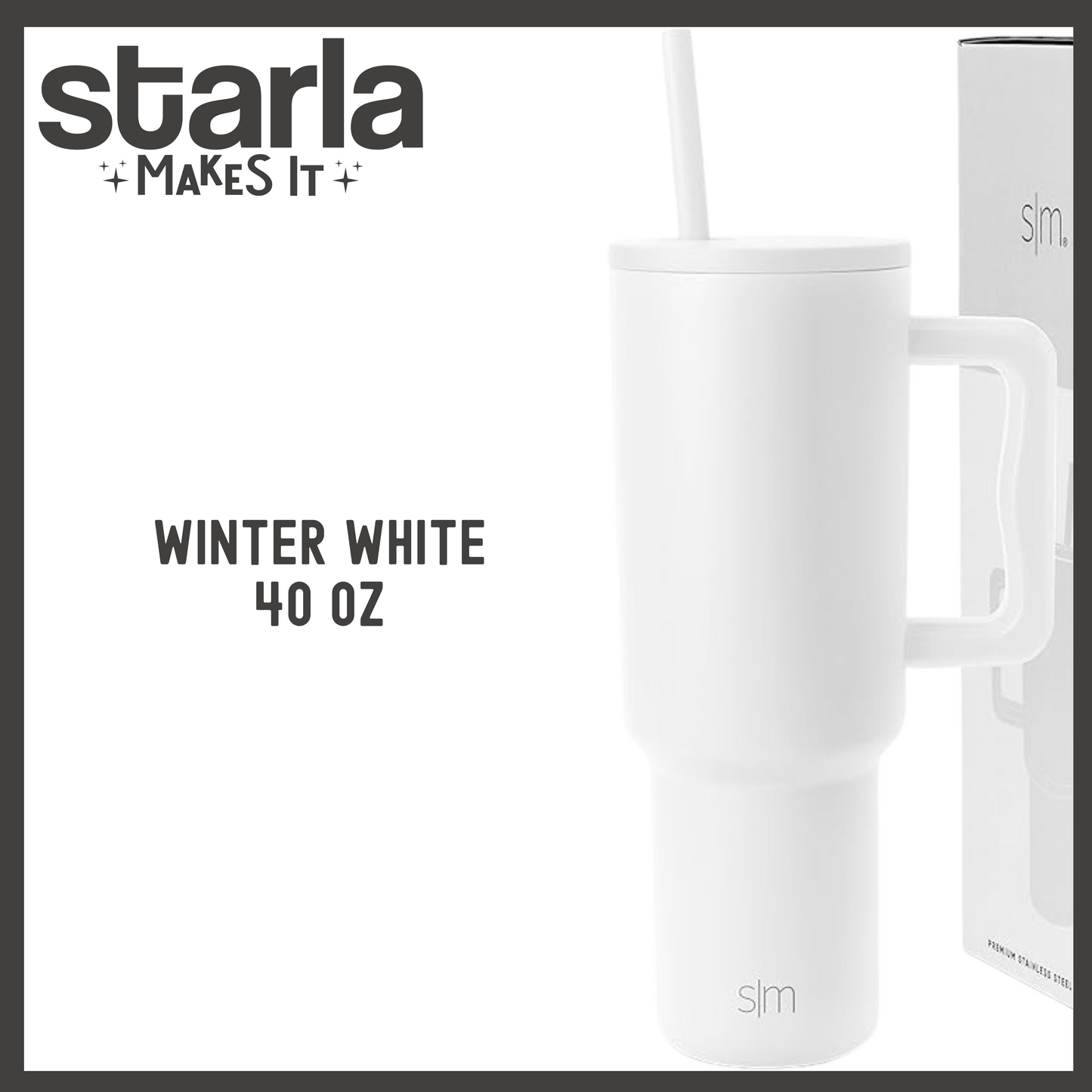 Engraved Simple Modern 40oz Trek Tumbler - Select Your Design - Personalization Optional (Made-to-Order)