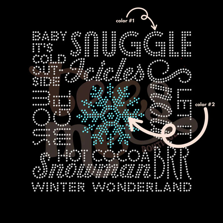 Winter Things Spangle Design