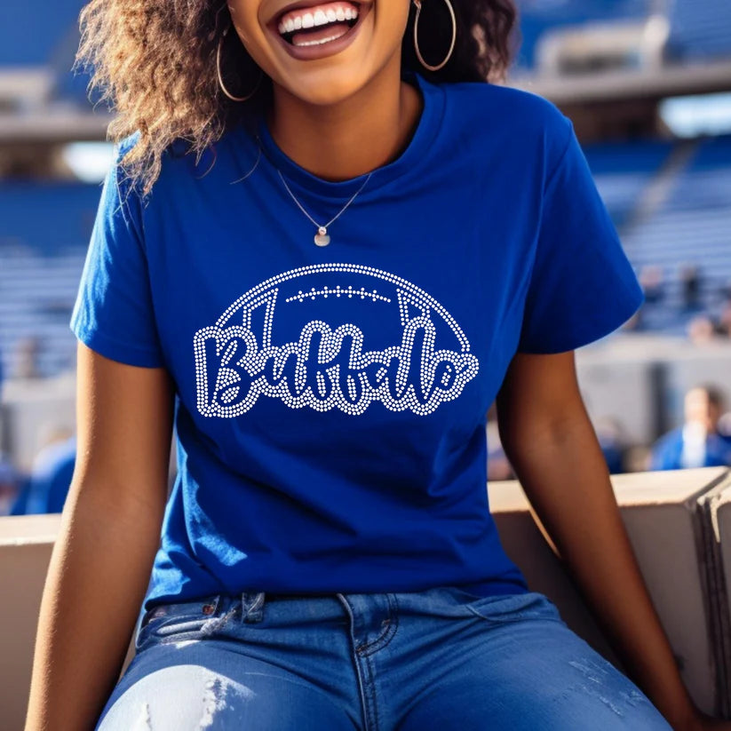 Buffalo Football Spangle Design