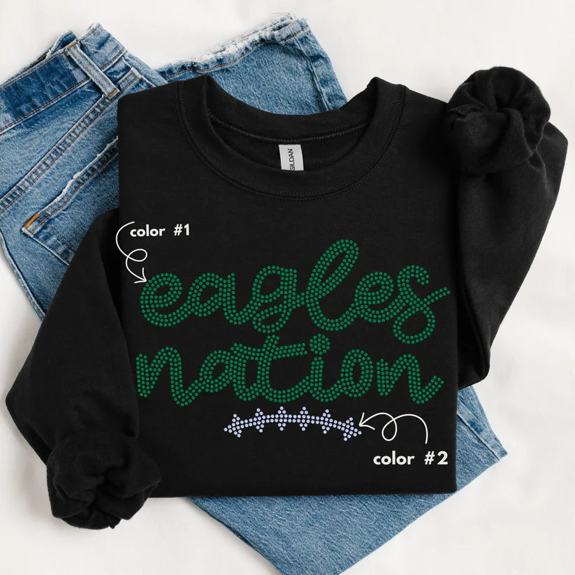 Eagles Nation Spangle Design