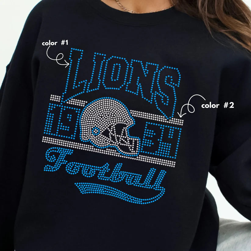 Lions Football 1934 Spangle Design