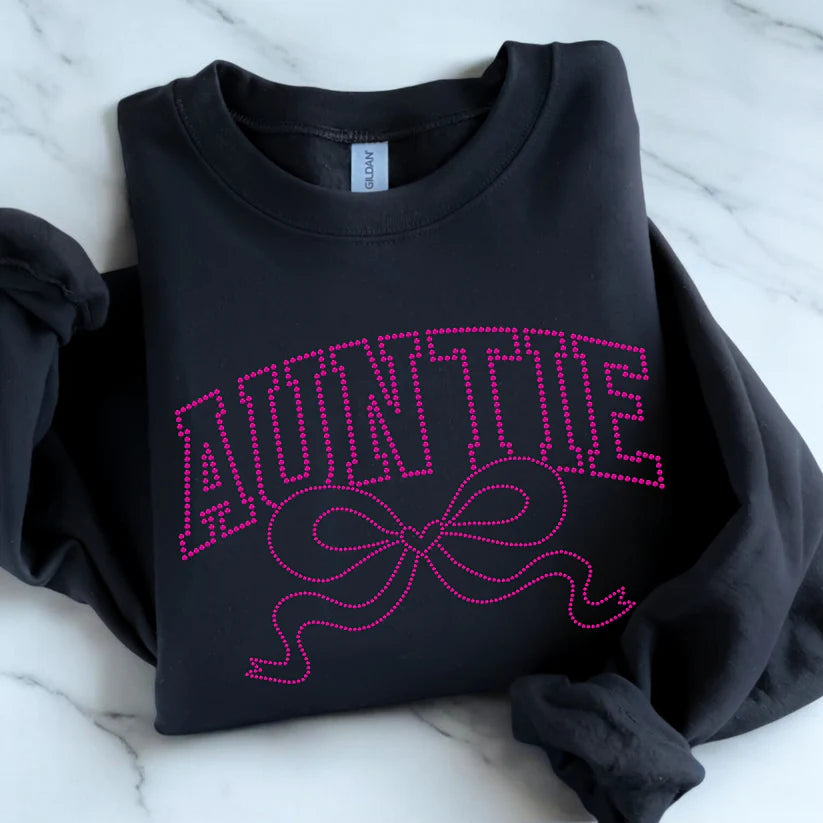 Auntie Bow Spangle Design