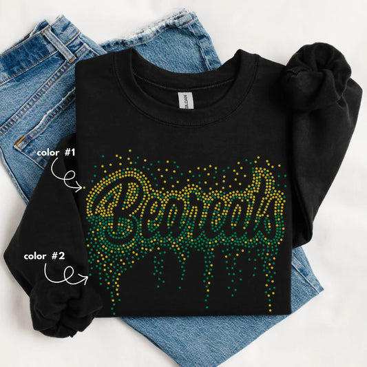 Bearcats Ombre Drip Spangle Design