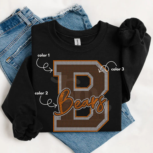 Bears B Spangle Design