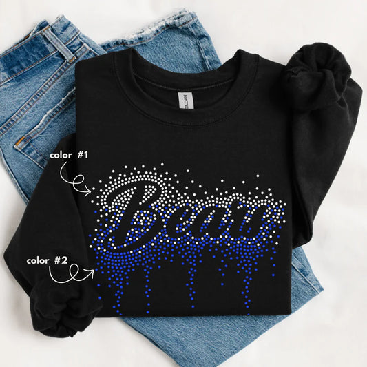Bears Ombre Drip Spangle Design