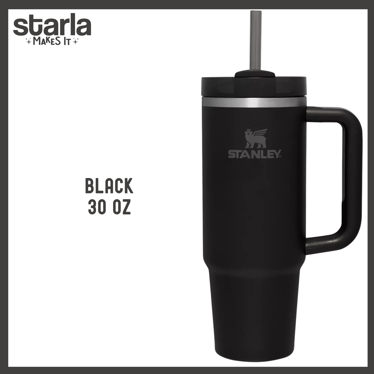 Engraved Stanley 30oz Quencher H2.0 Tumbler - Select Your Design - Personalization Optional (Made-to-Order)