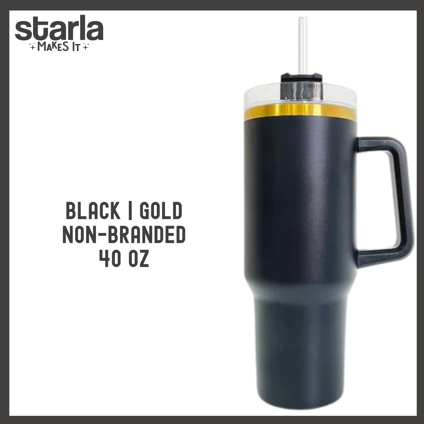Engraved NON-BRANDED 40oz Tumbler - Select Your Design - Personalization Optional (Made-to-Order)