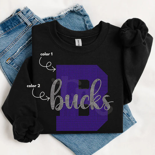 Bucks B Spangle Design