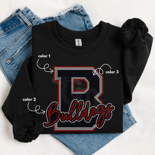 Bulldogs B Spangle Design
