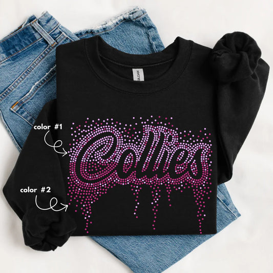 Collies Ombre Drip Spangle Design