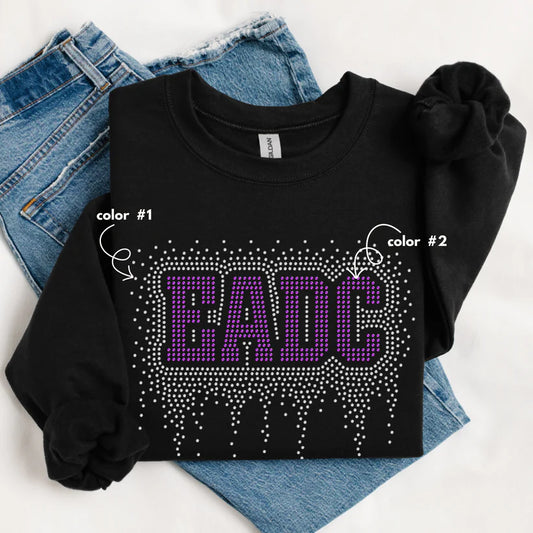 EADC Athletic Drip Spangle Design