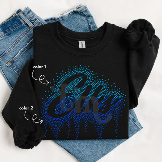 Elks Ombre Drip Spangle Design