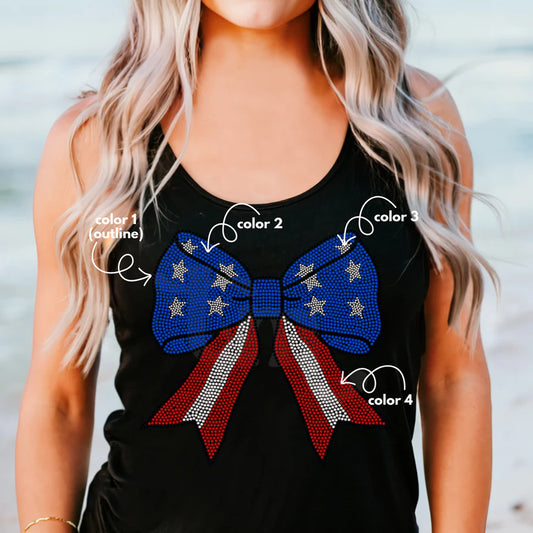 Flag Bow Spangle Design