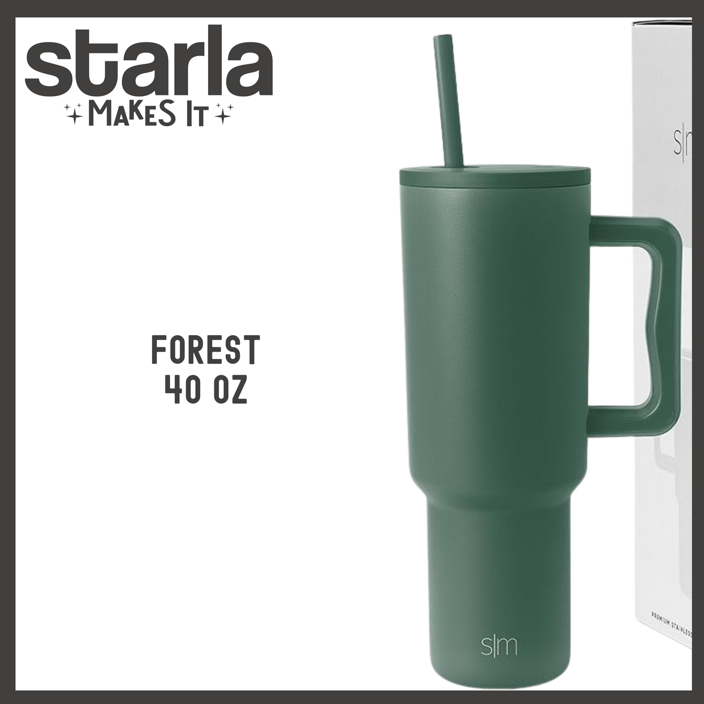 Engraved Simple Modern 40oz Trek Tumbler - Select Your Design - Personalization Optional (Made-to-Order)