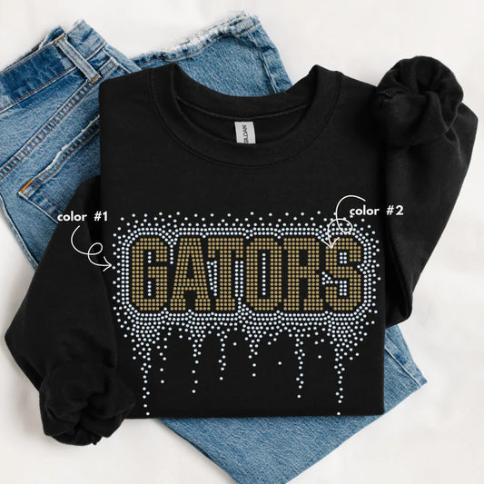 Gators Athletic Drip Spangle Design