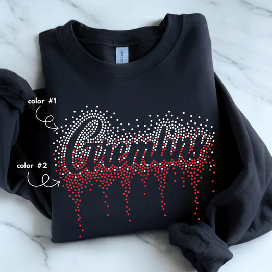 Gremlins Ombre Drip Spangle Design