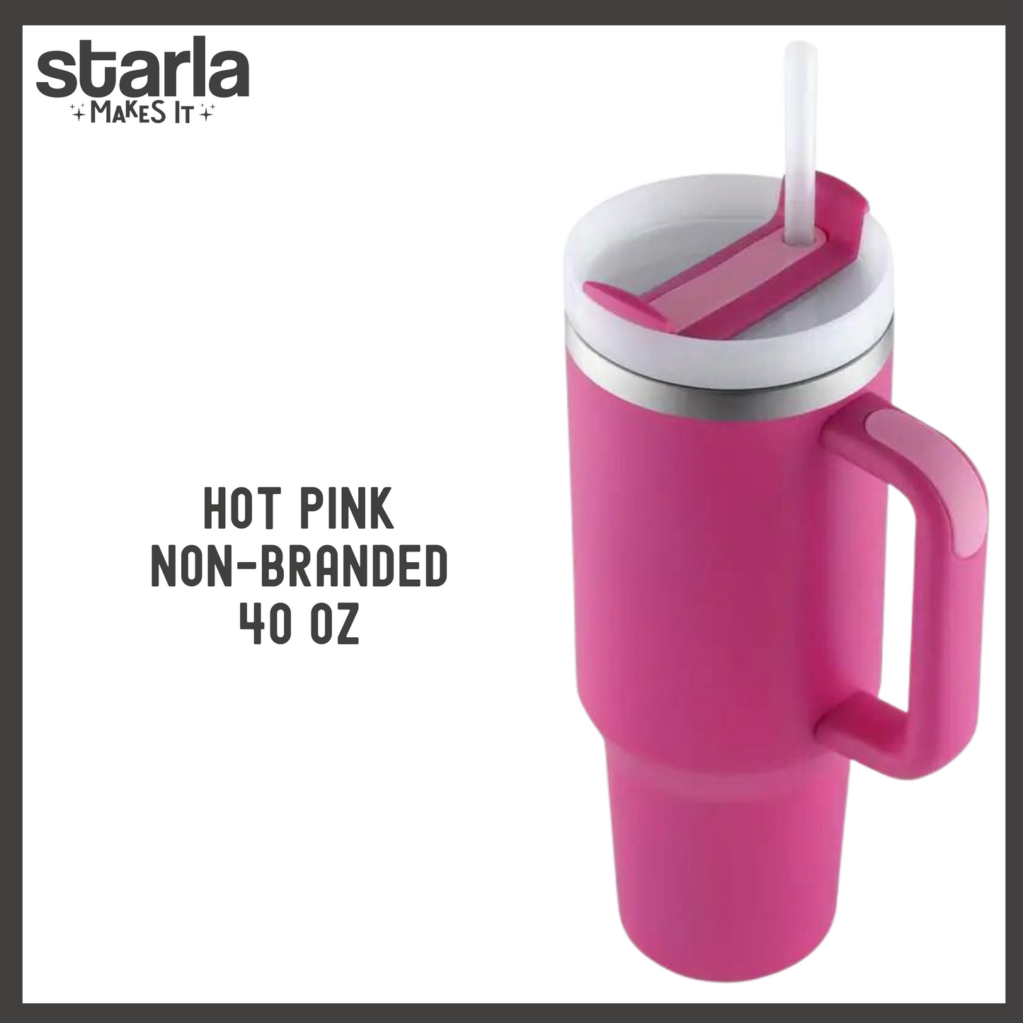 Engraved NON-BRANDED 40oz Tumbler - Select Your Design - Personalization Optional (Made-to-Order)