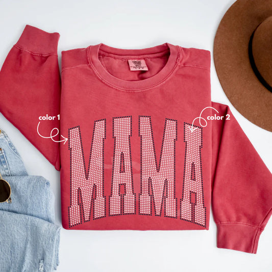 Mama Curved Spangle Design