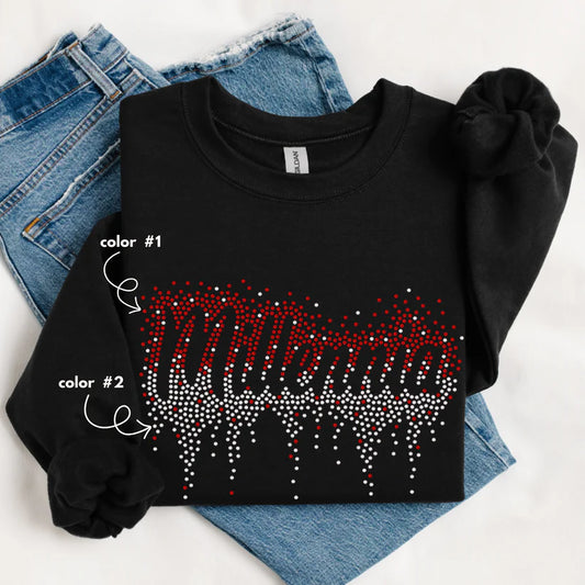 Millennia Ombre Drip Spangle Design