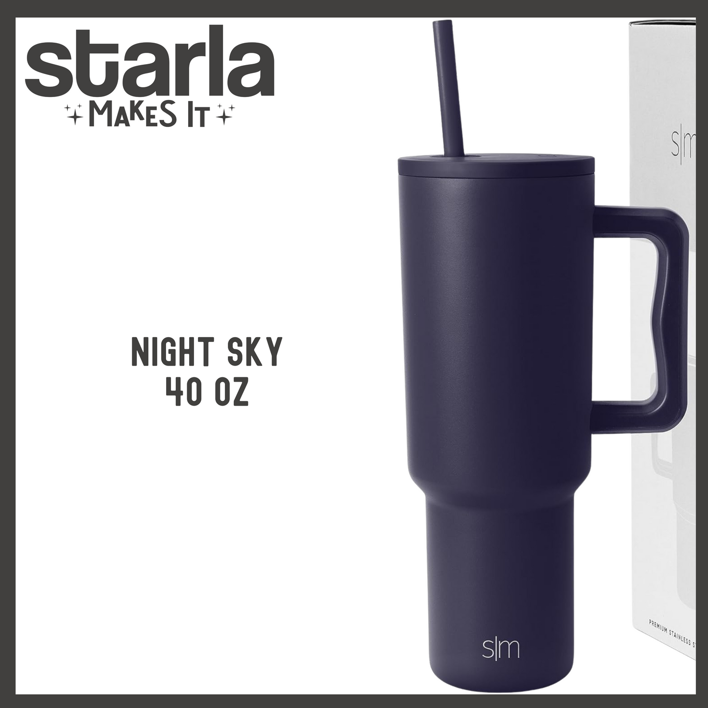 Engraved Simple Modern 40oz Trek Tumbler - Select Your Design - Personalization Optional (Made-to-Order)