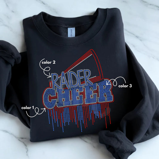 Raider Cheer Spangle Design