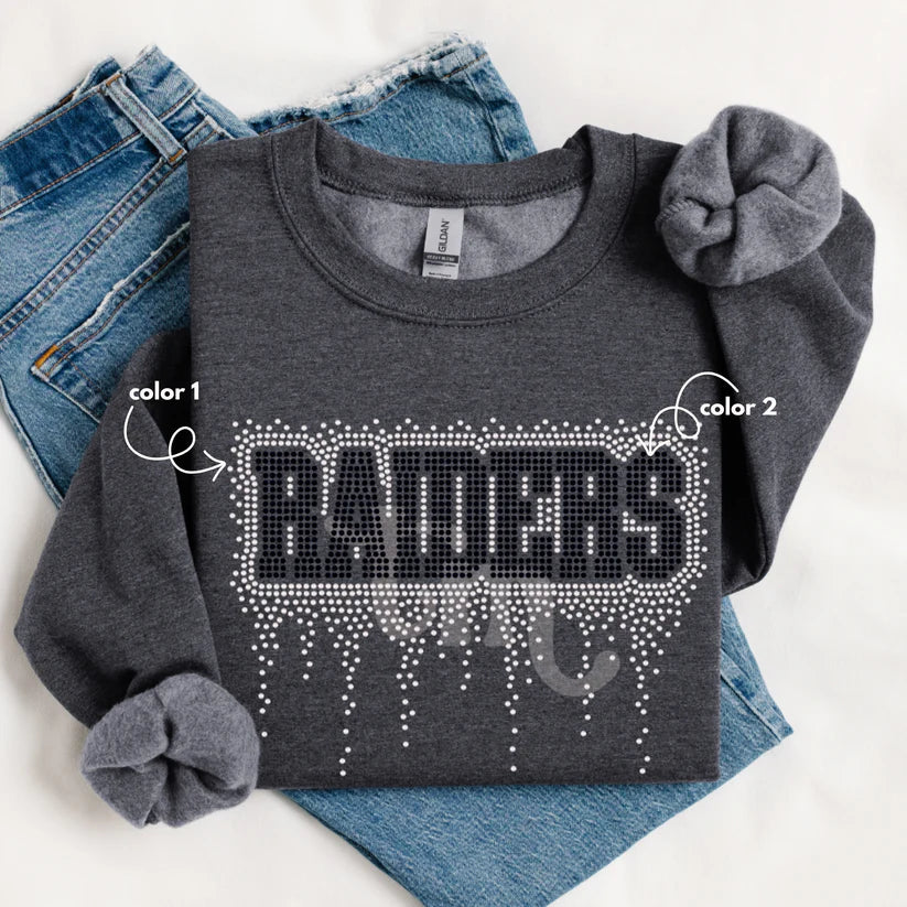Raiders Athletic Drip Spangle Design