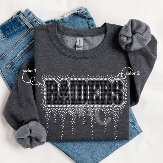 Raiders Athletic Drip Spangle Design