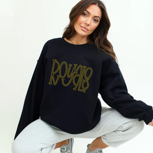Royals Hand Drawn Spangle Design