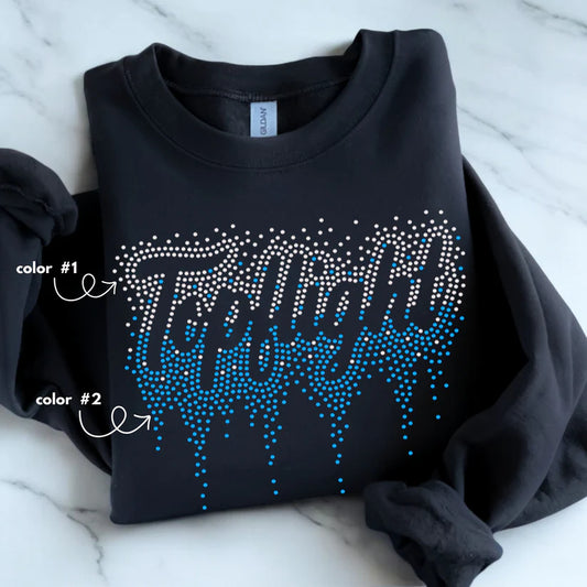 Topflight Ombre Drip Spangle Design
