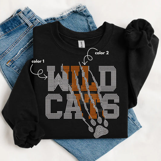 Wildcats Claw Spangle Design